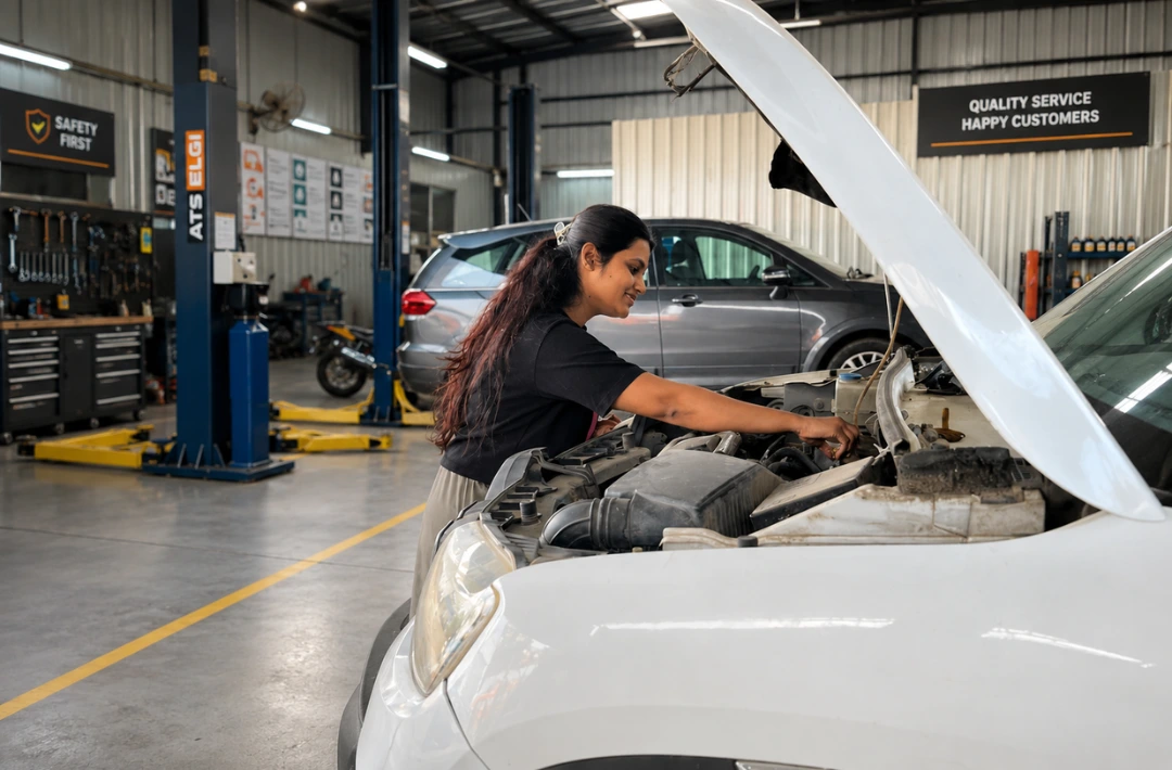 Bhakti sharing expert car maintenance tips, vehicle care advice, and preventive maintenance guides for car owners